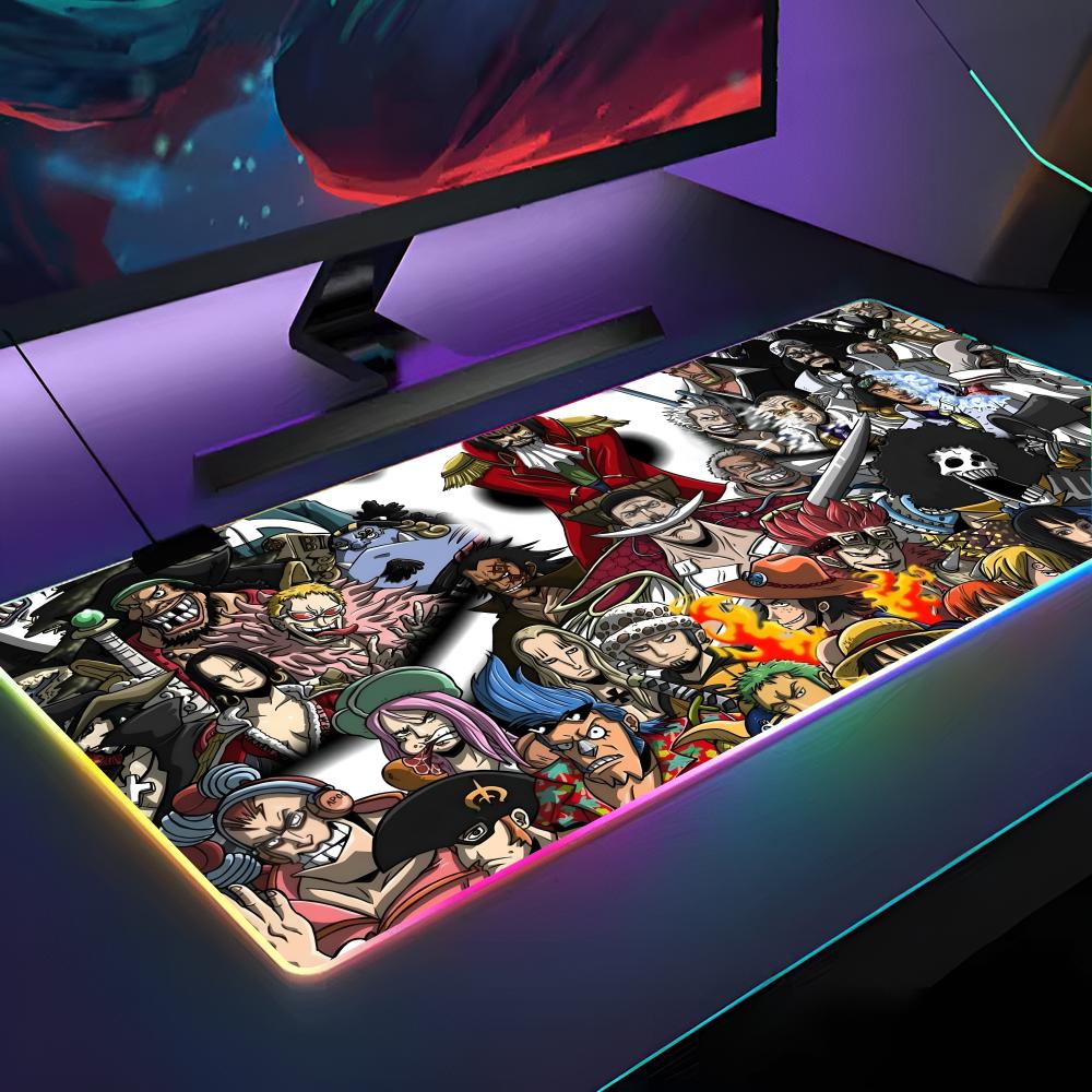 Laptop Accessories Rgb - O-One P-Pieces أنيمي لوفي ماوس الوسادة