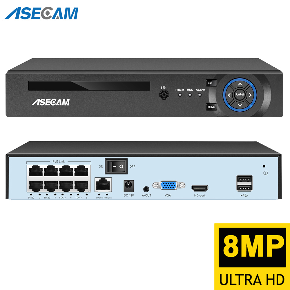 Monitor Portable Usb - سوبر 8MP POE NVR مسجل فيديو