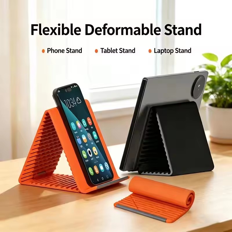 Laptop Office Accessories - حامل هاتف محمول مرن من السيليكون