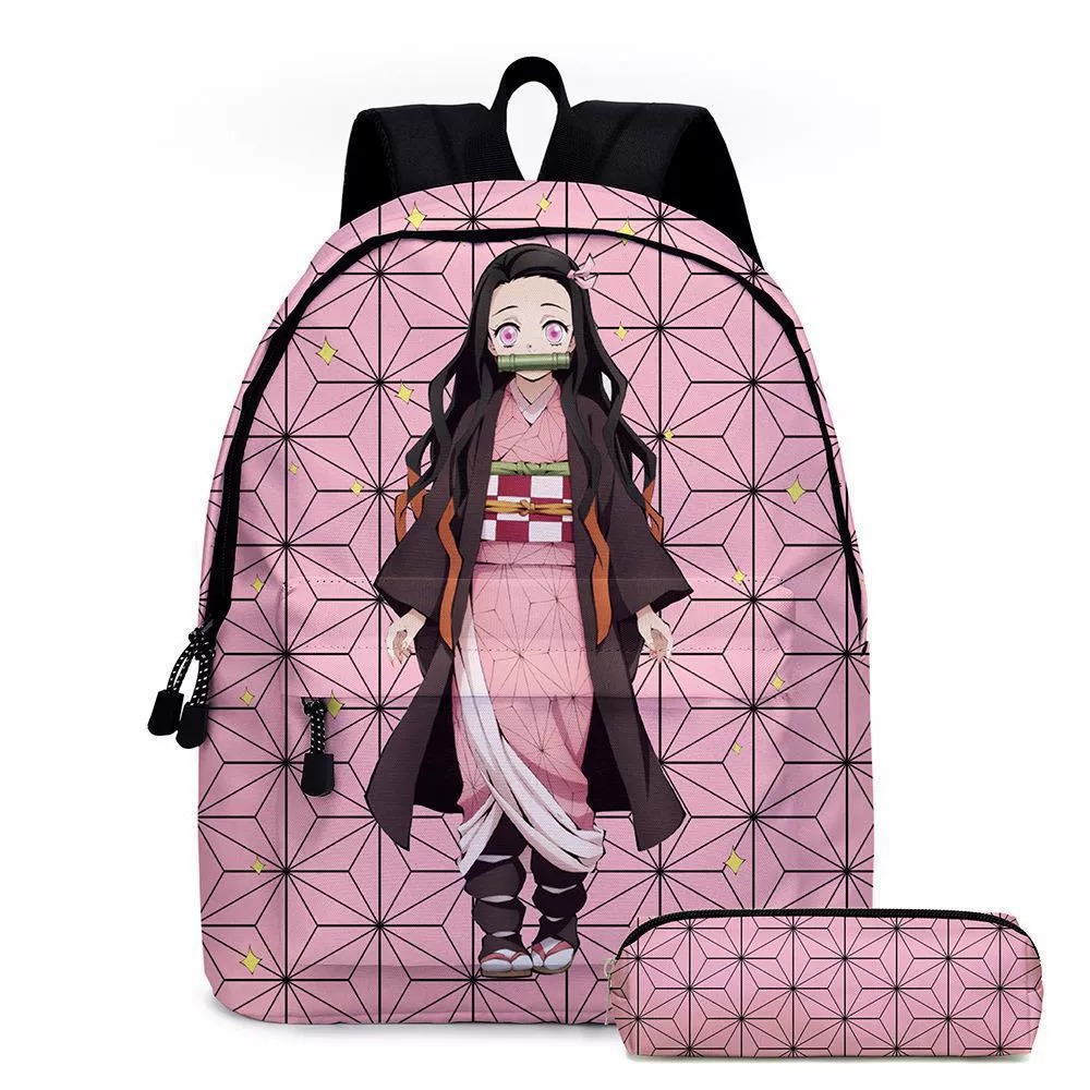 Laptop Accessories For Girls - حقيبة ظهر أنمي ديمون سلاير مع