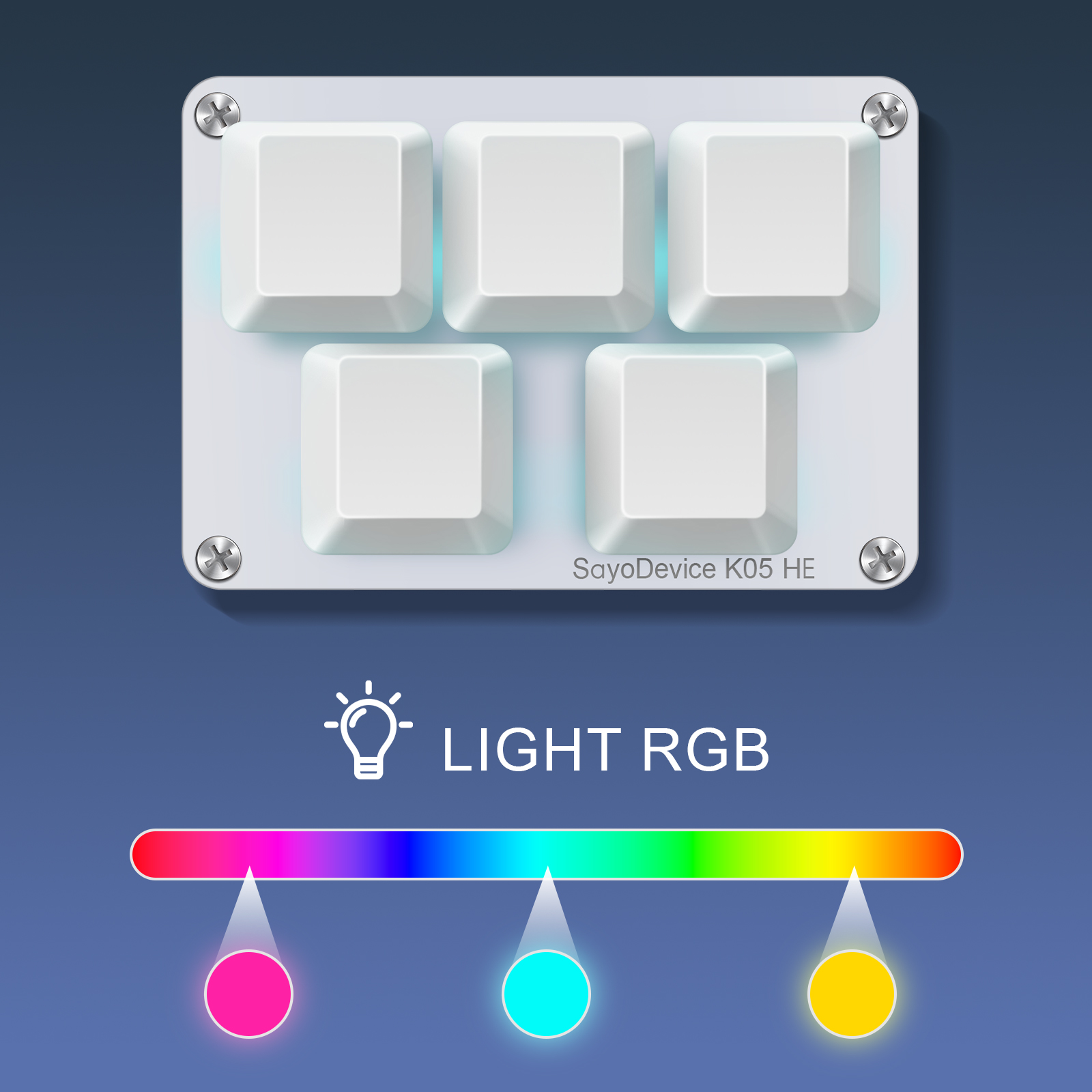 Laptop Accessories Rgb - SayoDevice K05 HE قاعة الزناد السريع