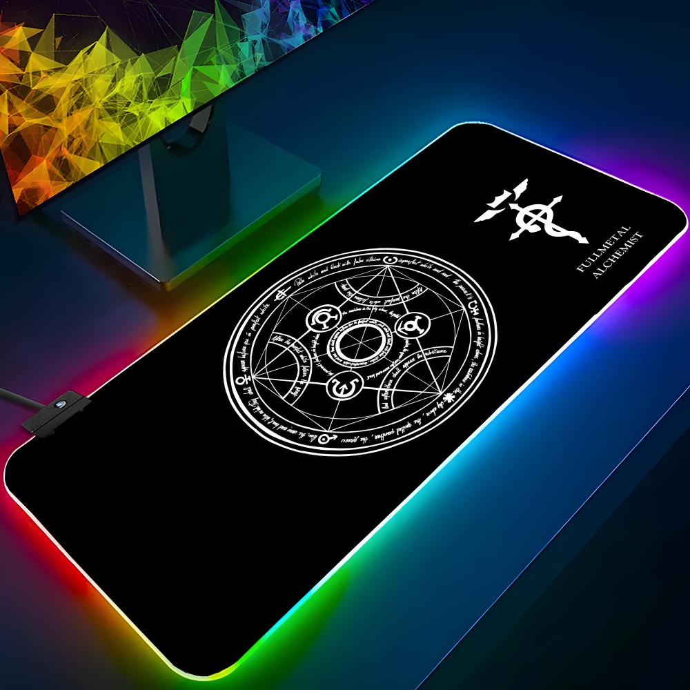 Laptop Accessories Rgb - لوحة ماوس فول ميتال ألكيميست بإضاءة