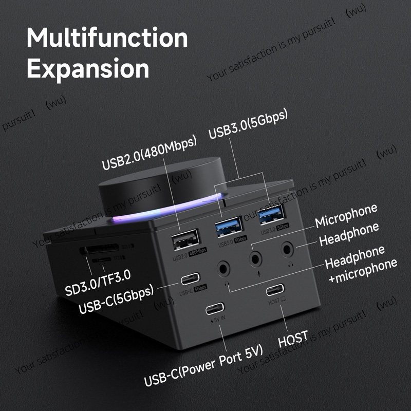 محول USB C مع أزرار اختصار، مح - مراجعة Usb C Docking Hub وسعره