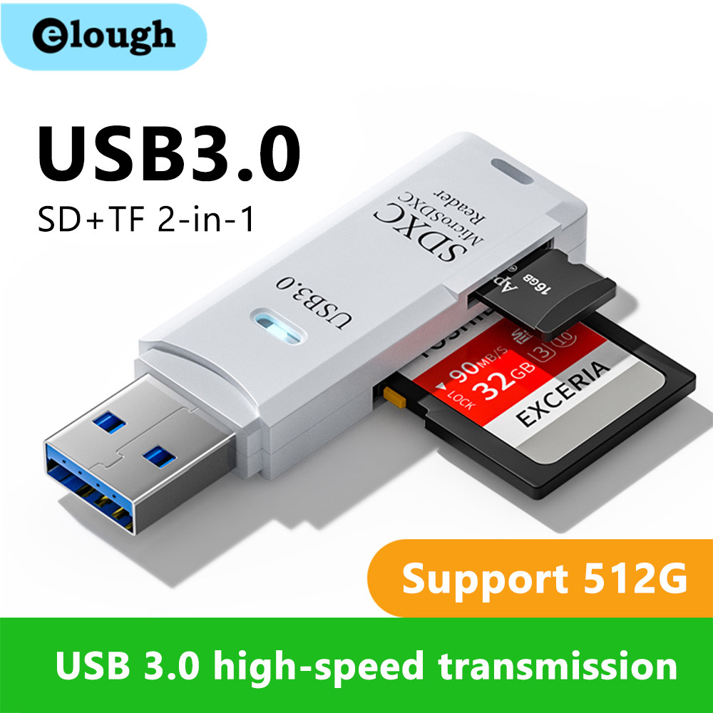 2 في 1 USB 3.0 قارئ بطاقات ماي - مراجعة Laptop Accessories For Programmers وسعره
