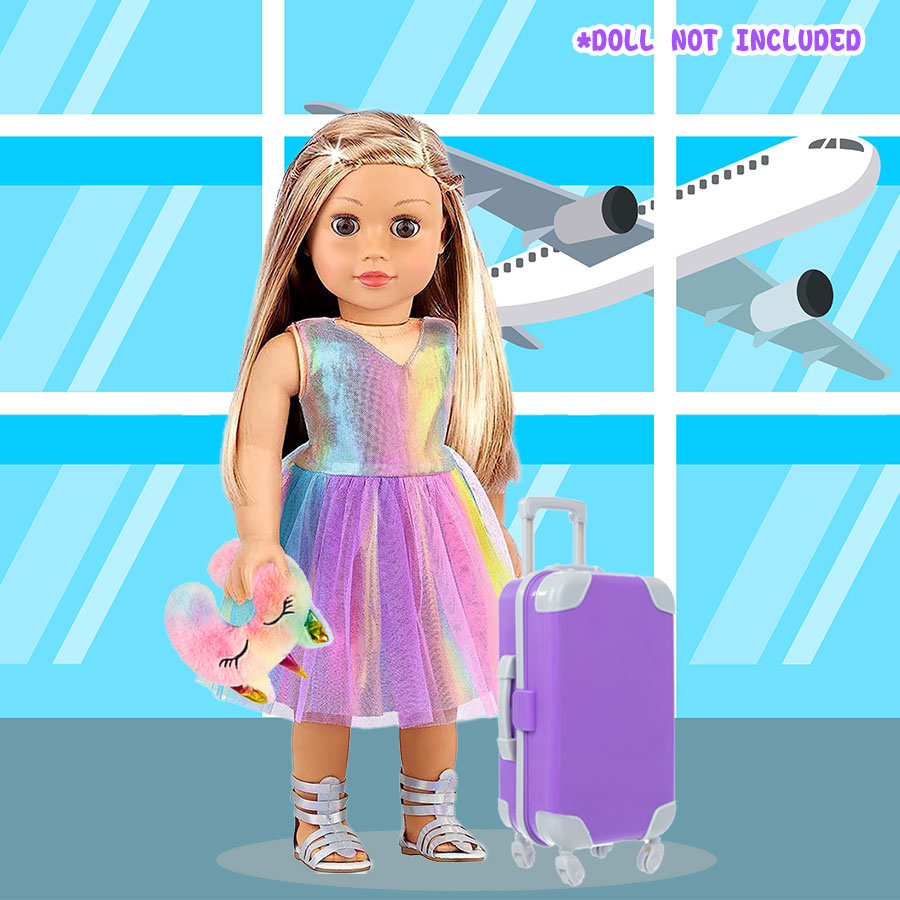 ملابس وإكسسوارات للدمى مقاس 18 - مراجعة Laptop Accessories For Girls وسعره