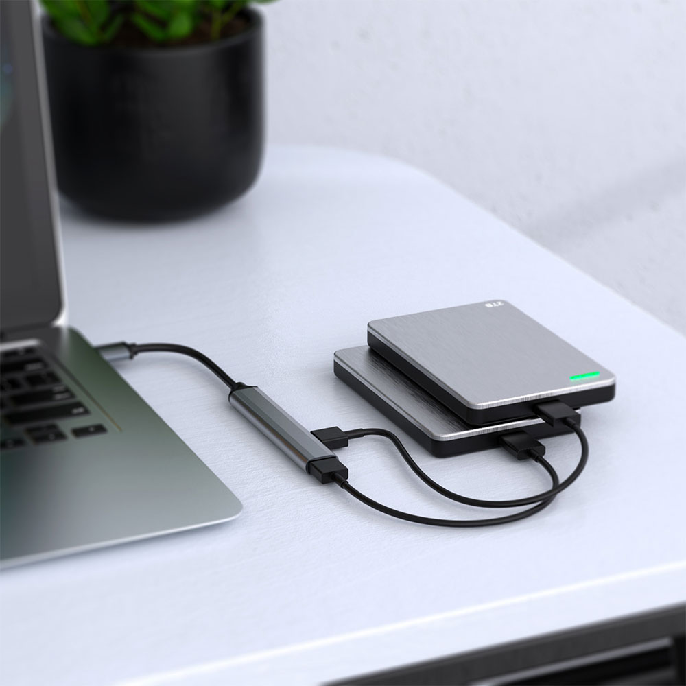 USB C HUB USB-A Hub الفاصل USB - مراجعة Laptop Accessories For Programmers وسعره