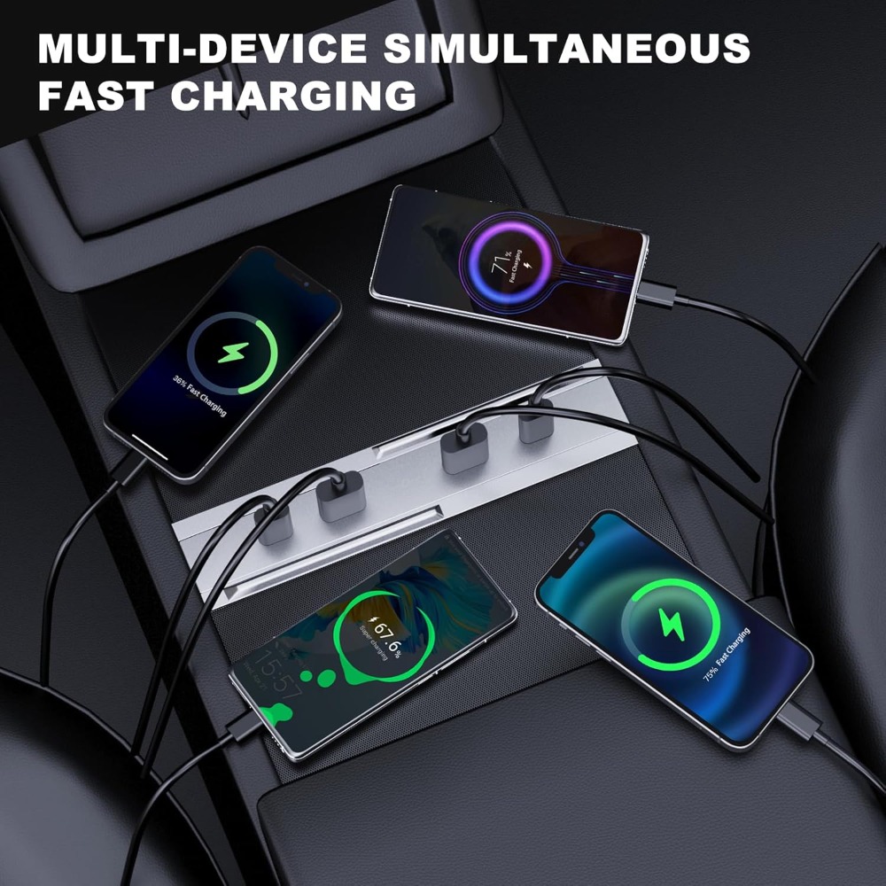 ملحق داخلي لسيارة تسلا موديل Y - مراجعة Usb C Docking Hub وسعره