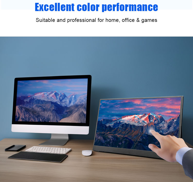 شاشة OLED مقاس 15.6 و16 و18.4  - مراجعة Monitor Portable Usb وسعره