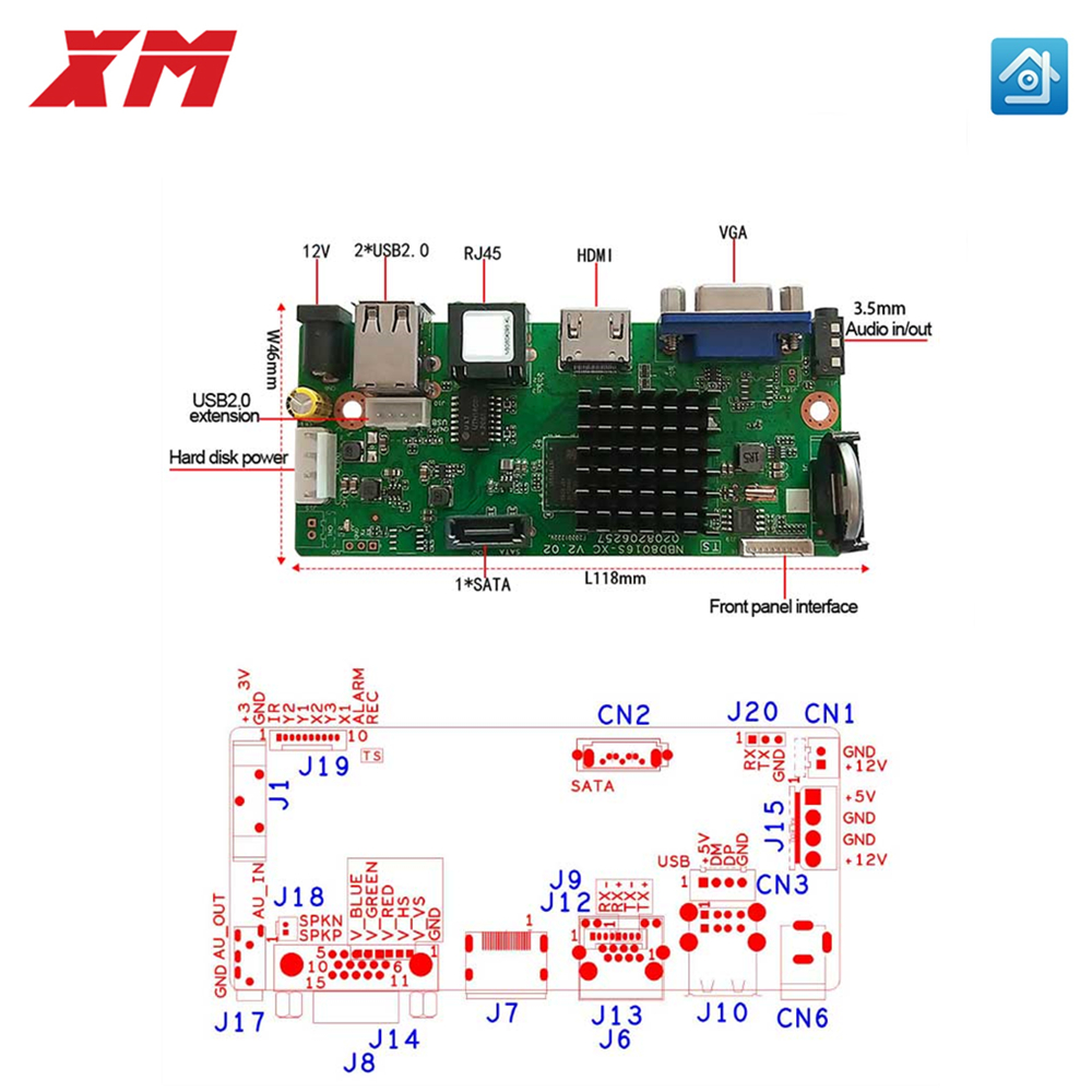 مسجل فيديو شبكي أصلي من XM بـ  - مراجعة Monitor Portable Usb وسعره