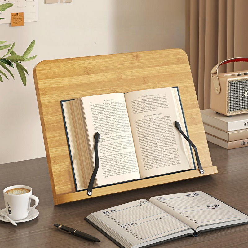 حامل كتب خشبي للقراءة، دعامة م - مراجعة Laptop Office Accessories وسعره