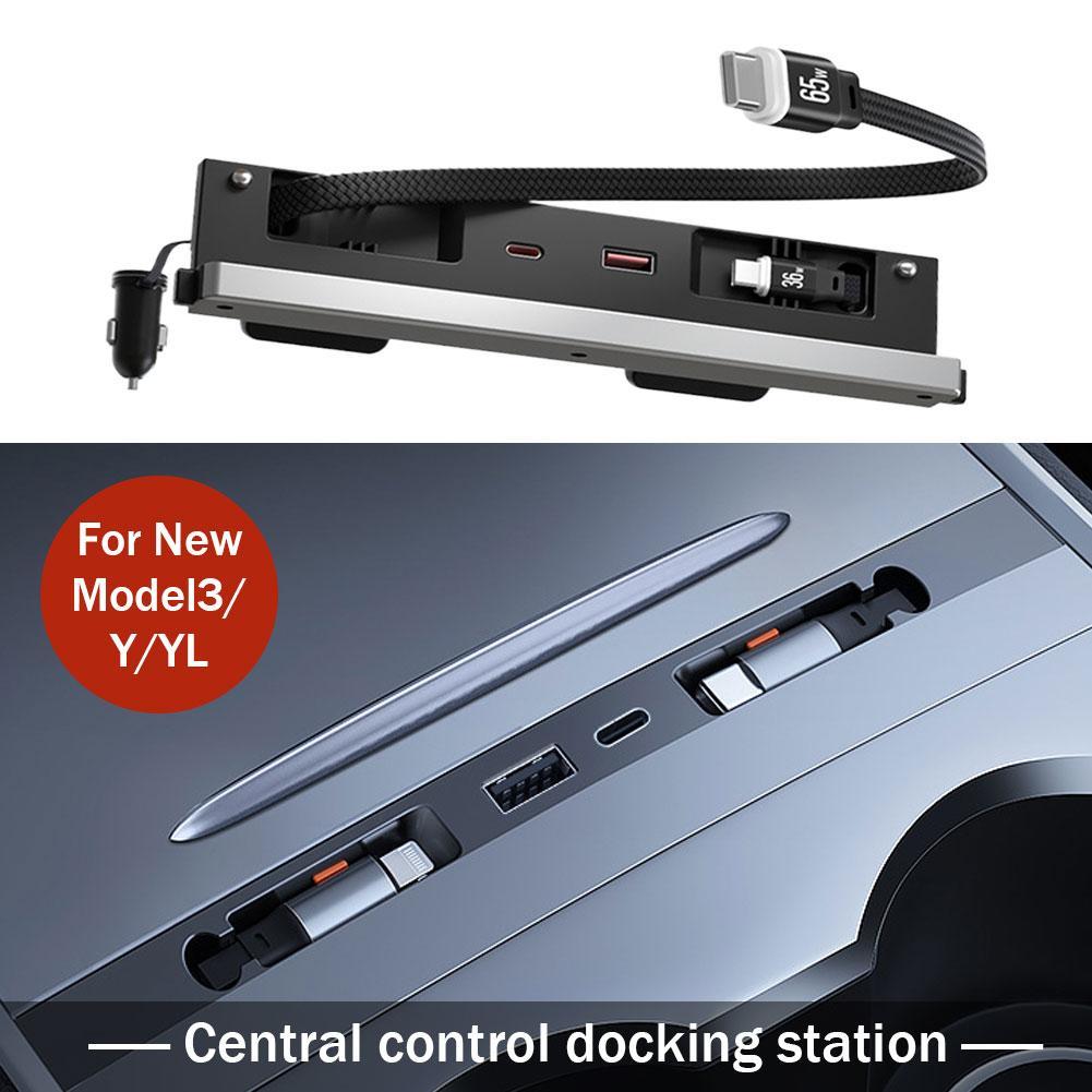 محطة توصيل مركزية للسيارة مع م - مراجعة Usb C Docking Hub وسعره