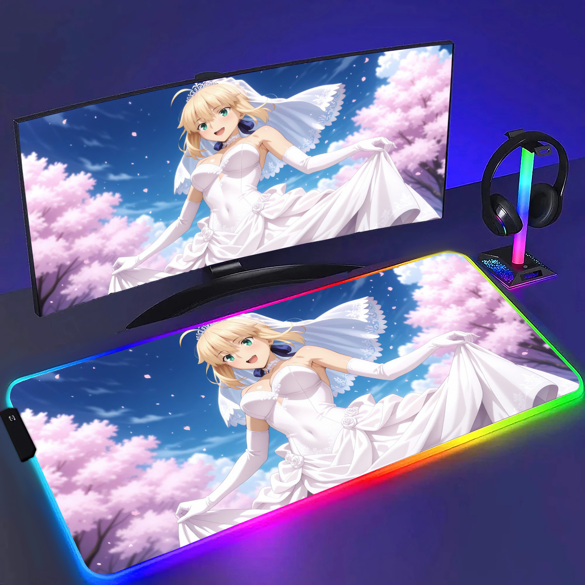 RGB أنيمي مصير صابر ماوس الوسا - مراجعة Laptop Accessories Rgb وسعره