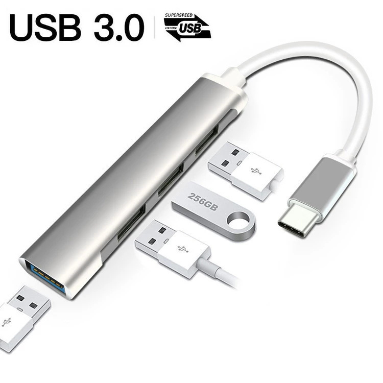 4-in-1 USB C HUB 3.0 نوع C 3.0 - مراجعة Laptop Accessories For Programmers وسعره