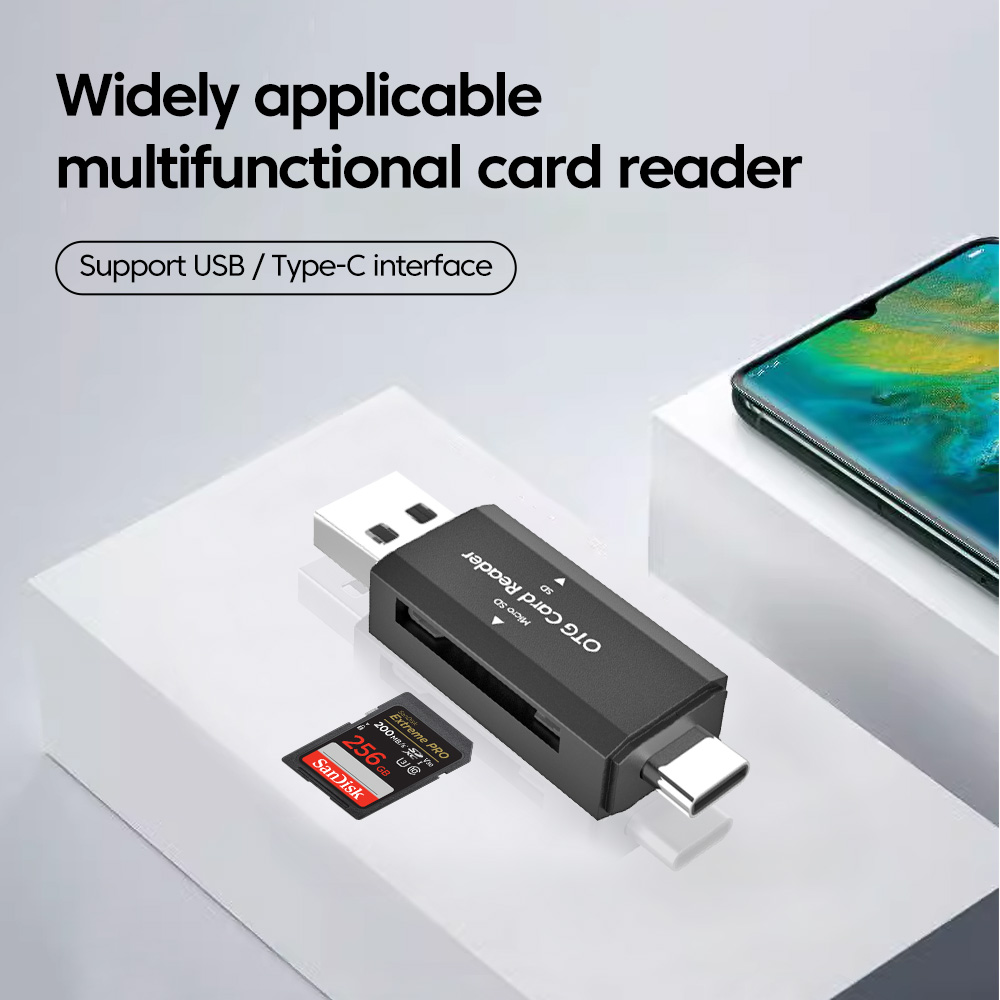 2 في 1 نوع C SD TF قارئ بطاقات - مراجعة Laptop Accessories For Programmers وسعره