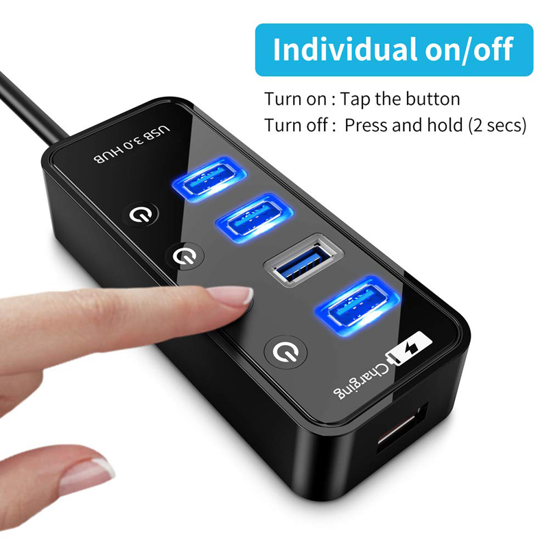 USB HUB 3.0 4 7 منفذ شاحن الها - مراجعة Laptop Accessories For Programmers وسعره