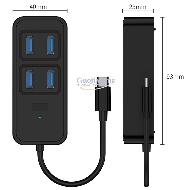 موزع USB3.0 عابر للحدود، محول  - مراجعة Usb C Docking Hub وسعره
