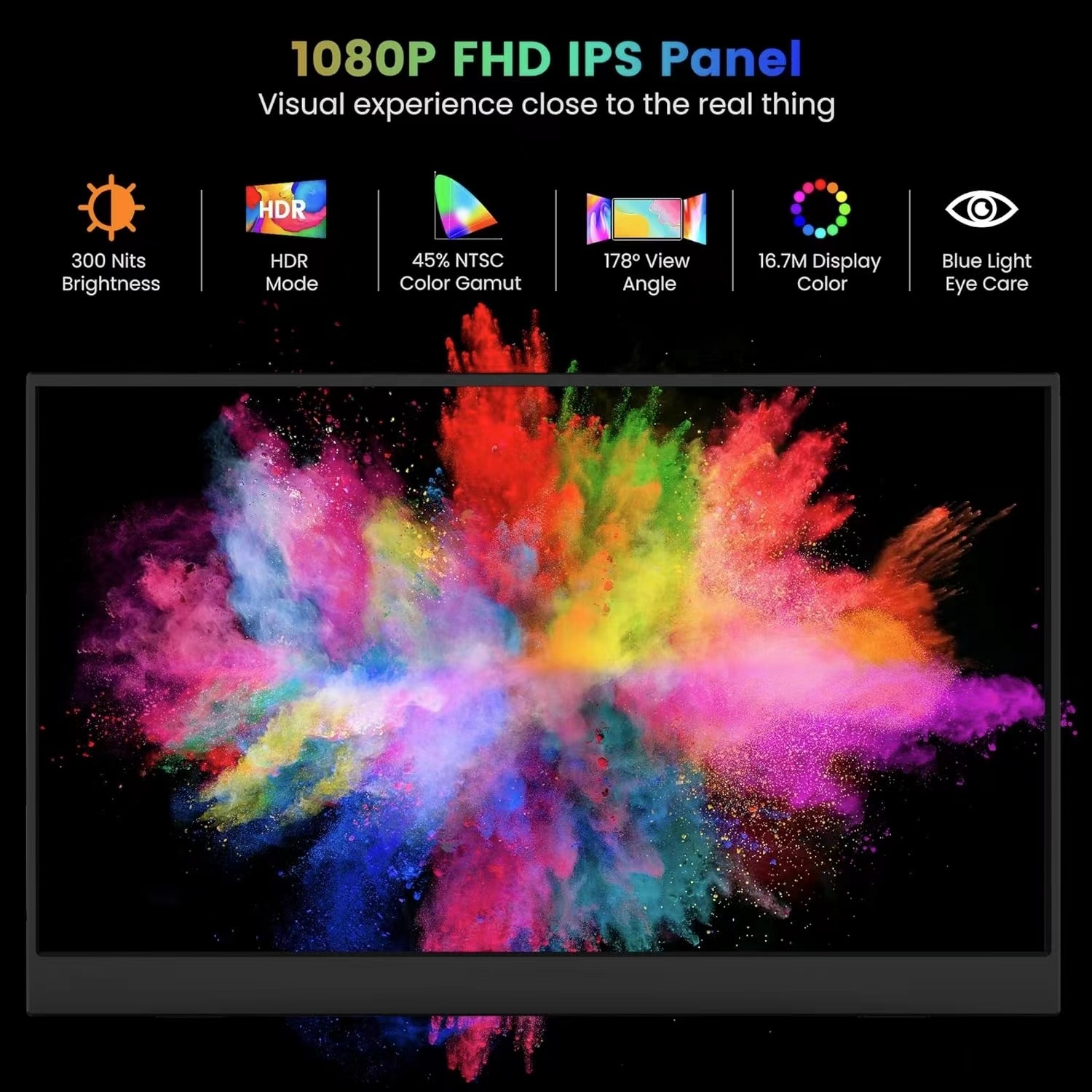 شاشة محمولة 15.6 بوصة IPS بدقة - مراجعة Monitor Portable Usb وسعره