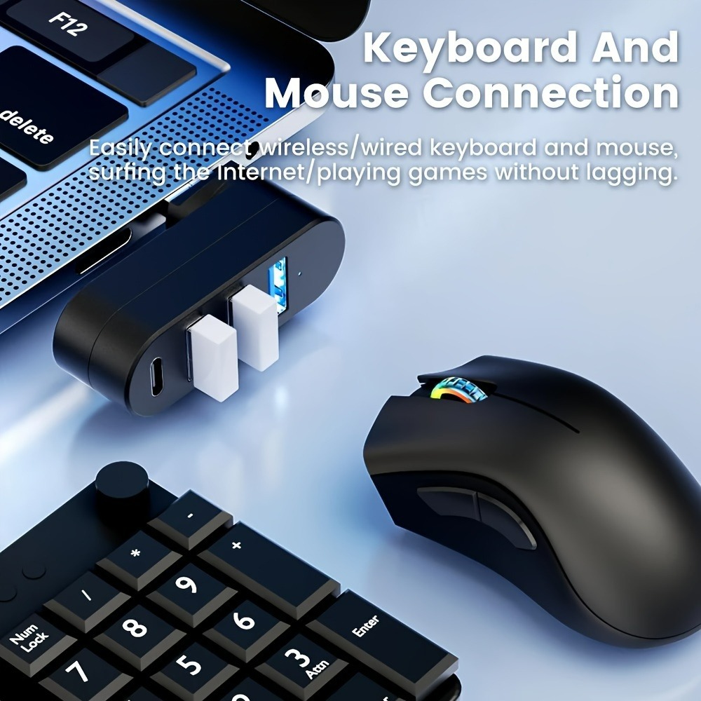 موزع USB صغير بـ 4 منافذ، صندو - مراجعة Laptop Accessories For Programmers وسعره