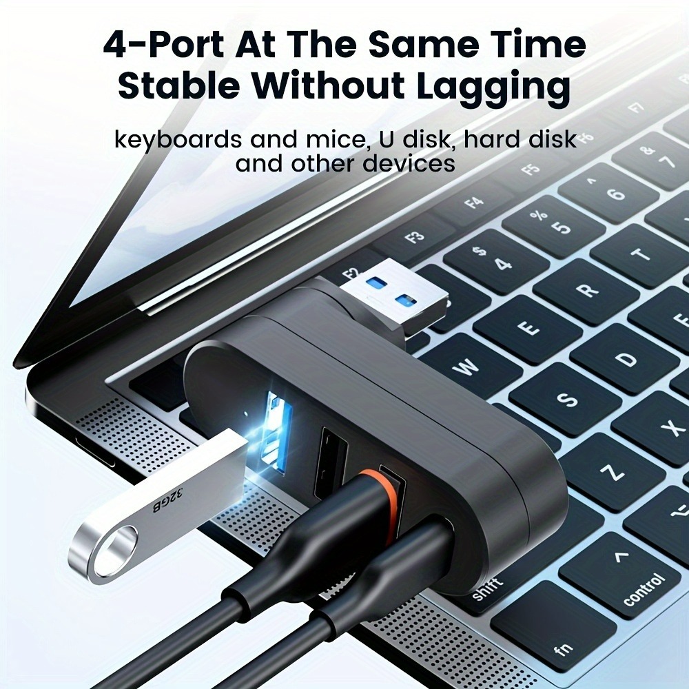 موزع USB صغير بـ 4 منافذ، صندو - مراجعة Laptop Accessories For Programmers وسعره